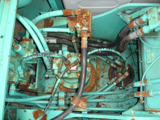 ถึงไทยแล้ว SK200-6E YN08-34311 แทร็ค 800 mm 6530 ชม. แท้ ๆ จากญี่ปุ่น