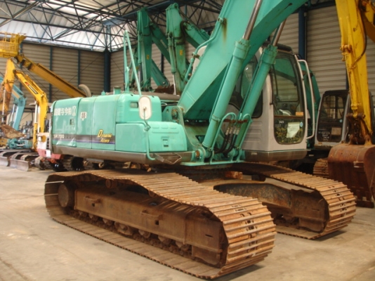 ถึงไทยแล้ว SK200-6E YN08-34311 แทร็ค 800 mm 6530 ชม. แท้ ๆ จากญี่ปุ่น