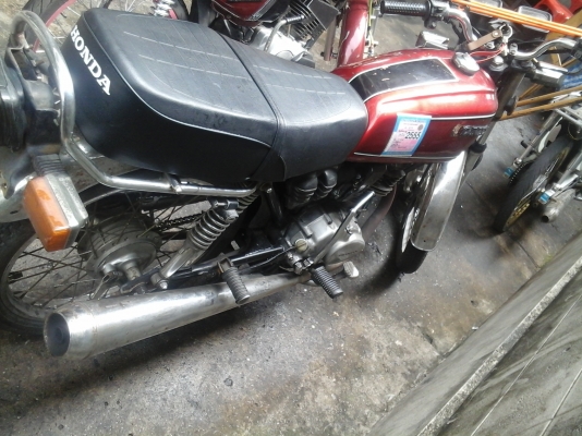 ขายgl100ทำ125ทะเบียนเต็มรถคนแก่ขับแหงๆเครื่องดีเพิ่งทำ