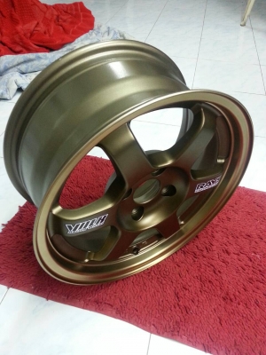 ขายล้อ TE37 ใหม่แกะกล่อง 15x7 4-100 ชุดละ 8,500 บาท