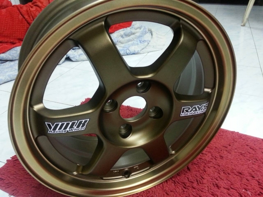 ขายล้อ TE37 ใหม่แกะกล่อง 15x7 4-100 ชุดละ 8,500 บาท