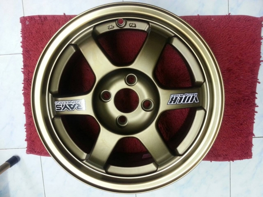 ขายล้อ TE37 ใหม่แกะกล่อง 15x7 4-100 ชุดละ 8,500 บาท