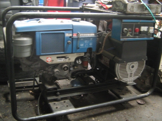 ขายเครื่องปั่นไฟ เครื่องยนต์ดีเซล MITSUBISHI (สิงห์คะนองนา) ขนาด 8KVA