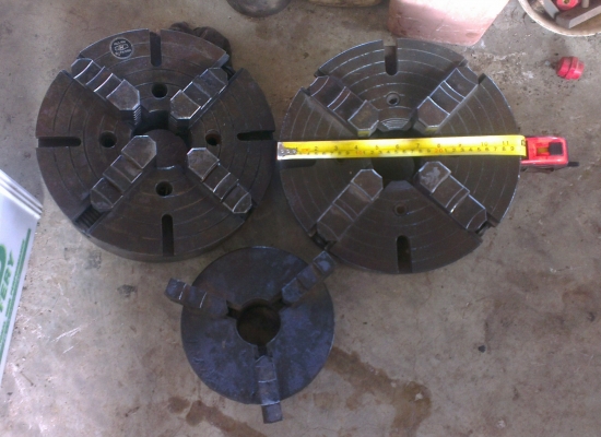 Sell> หัวจับ 4 จับ 12" นิ้ว มีสองตัว และ 3 จับ 8" นิ้ว จัดส่งครับผม นครปฐม