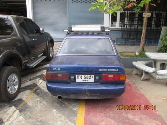 ขายTOYOTA DX ติดแก๊ส LPG ปะเก็นฝารั่วน้ำเข้าเครื่อง ติดเครื่องได้ ขายตามสภาพ