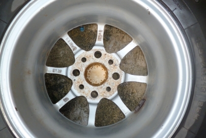 ขายแม๊กขอบ 13 นิ้ว พร้อมยาง 185/70/13  ใส่ 4 รู100/110