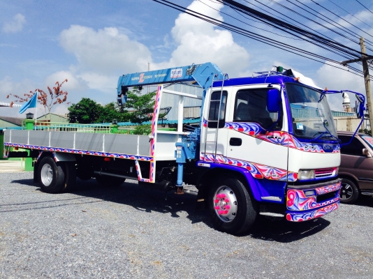 6ล้อเครน เดก้าติดเครน3ตัน ทานาโด้ สวยพร้อมใช้ครับ จัดได้800000ครับ