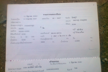 ขายรถบรรทุกหกล้อฮีโน่หัวสิงห์ไฮเทคเครื่อง HO6C -T เครื่อง-200 แรงม้า รถประกอบ ติดเครนทอนาโด 4ตัน ท้อ