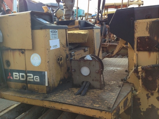 ขายด่วน รถแทรคเตอร์ตีนตะขาบ MITSU BISHI  BD2G  นำเข้าจากญี่ปุ่นโดยตรงยังไม่เคยใช้งานในไทย ใช้งานมา 14xx  ชม. สภาพสวย  ถึงไทยเร็ว ๆๆนี้