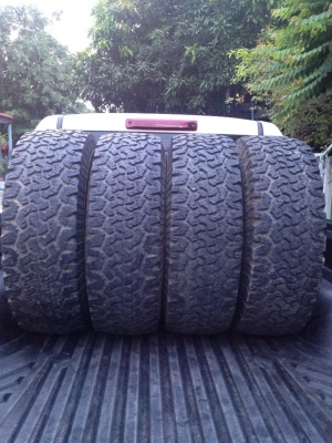 ขายยางBF Goodrich all terrain 295-75-16  1ชุด ดอก90\% +ถูกๆ