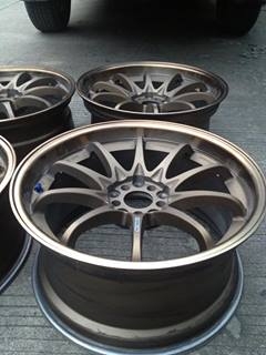 ขายล้อCE28 ขอบ18 5/114 กว้าง8-9 ET30-35 ใส่ได้1อาทิต สวยกริ็บ ถูกๆ 14500ครับ