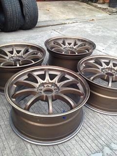 ขายล้อCE28 ขอบ18 5/114 กว้าง8-9 ET30-35 ใส่ได้1อาทิต สวยกริ็บ ถูกๆ 14500ครับ