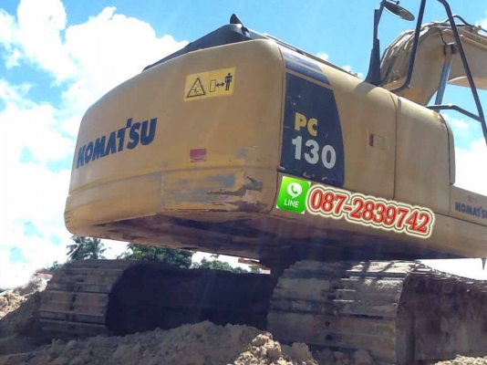 ขายคู่รถแบคโฮ KOMATSU PC130-8 ติดไลท์ ขายคู่รถแบคโฮ KOMATSU PC130-8 ติดไลท์