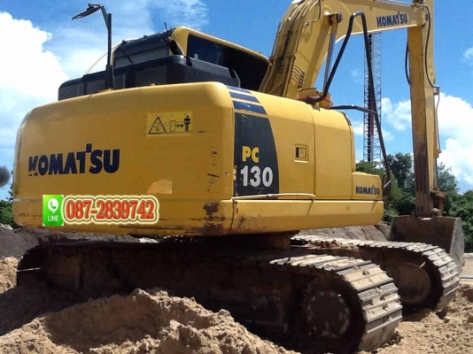 ขายคู่รถแบคโฮ KOMATSU PC130-8 ติดไลท์ ขายคู่รถแบคโฮ KOMATSU PC130-8 ติดไลท์