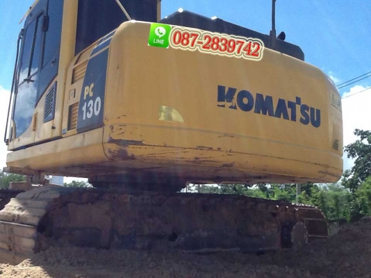 ขายคู่รถแบคโฮ KOMATSU PC130-8 ติดไลท์ ขายคู่รถแบคโฮ KOMATSU PC130-8 ติดไลท์