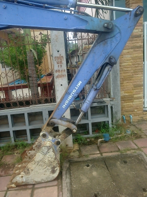 ขายแบคโฮ MITSUBISHI MM40CR เปลี่ยนแทรคเหล็กแล้ว พร้อมอินวอยด์