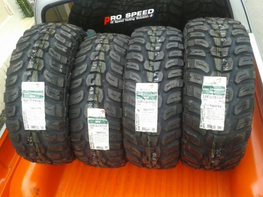 ขายยาง Mud KUMHO KL71 ขนาด33x12.5R15ของใหม่ราคาพิเศษ