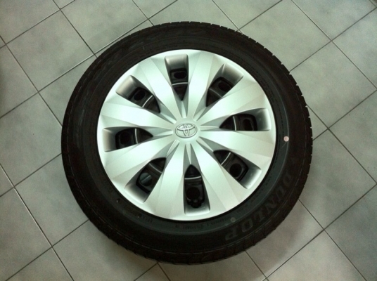 ขายล้อกะทะ New Toyota Vios 15" พร้อมยางป้ายแดงปี 13