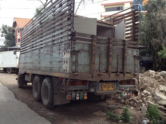 ขาย10ล้อ 1 เพลา ISUZU Rocky 195 แรง 6HE1-I รถร่อง ยาว7เมตร รถในไทย สวยเดิมๆ กระบะไม้คอกสูง