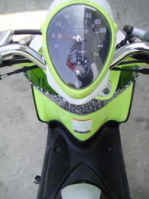 ขาย  YAMAHA FINO FASHION สี ดำ เขียว ขาว ปี 54 2011
