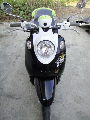 ขาย  YAMAHA FINO FASHION สี ดำ เขียว ขาว ปี 54 2011