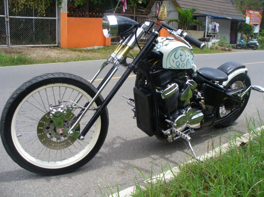 Honda Steed 400cc.แต่งเท่ราคาถูก ขี่มันมาก  สรรพสารมิตร