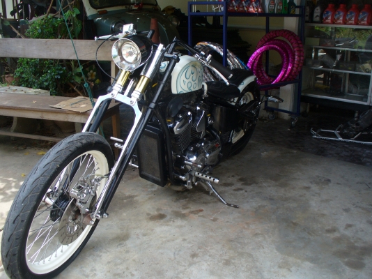 Honda Steed 400cc.แต่งเท่ราคาถูก ขี่มันมาก  สรรพสารมิตร