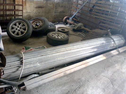 ขายประตูเหล็ก กว้าง 3 เมตร ยาว 4