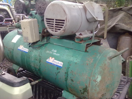 ปั๊มลมfusheng มอเตอร์มิตซู 2สายไฟบ้าน/5 แรง/ถัง 260 ลิตร