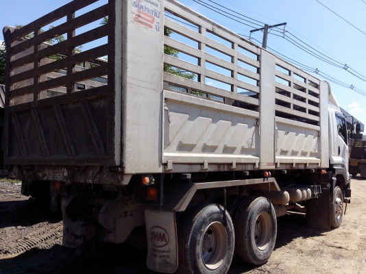 ขายดาวน์รถ 22 ล้อพ่วงแม่-ลูกดัมพ์ ISUZU DECA 360 ปี 2553 ลูกพ่วง 3 คานแท้ดัมพ์กระบะสามมิตรลอนเฉียง รถวิ่งไป 120000 กิโลเมตร ขายดาวน์ 1500000 ผ่อนต่อ 67038 X 27 = 1810026 ราคารวม 3310026