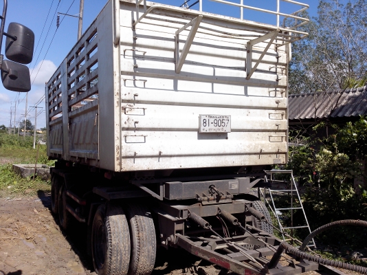 ขายดาวน์รถ 22 ล้อพ่วงแม่-ลูกดัมพ์ ISUZU DECA 360 ปี 2553 ลูกพ่วง 3 คานแท้ดัมพ์กระบะสามมิตรลอนเฉียง รถวิ่งไป 120000 กิโลเมตร ขายดาวน์ 1500000 ผ่อนต่อ 67038 X 27 = 1810026 ราคารวม 3310026