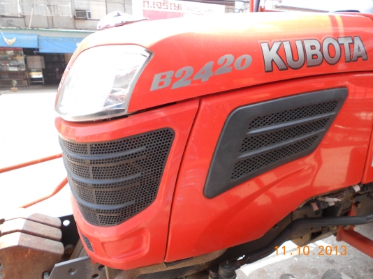 ขายด่วนรถไถคูโบต้า B2420 พร้อมโครงกันอ้อยและโรตารี่