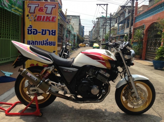 ต้ำพระราม2 ขาย cb400 vs.s ปี98สภาพประกอบใหม่สวยทุกจุดครบๆทุกระบบ สำเนาทะเบียนแท้(รับ-แลก-เทิร์นทุกรุ่น)