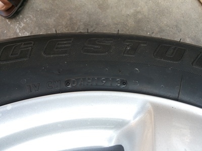 ขายแม็กIsuzu D-MAX V-Cross(ป้ายแดง) พร้อมยาง255/65/17 ปี 13 BRIDGESTONE 1 ชุด