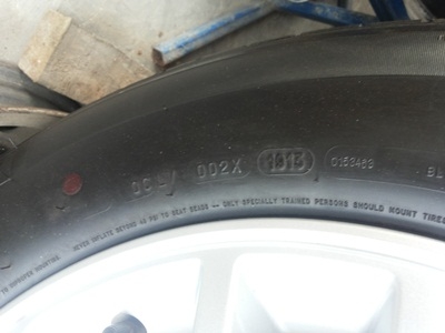 ขายแม็กToyota Fortuner 2013(ป้ายแดง)พร้อมยาง265/65/17 ปี 13 MICHERLINE 1 ชุด