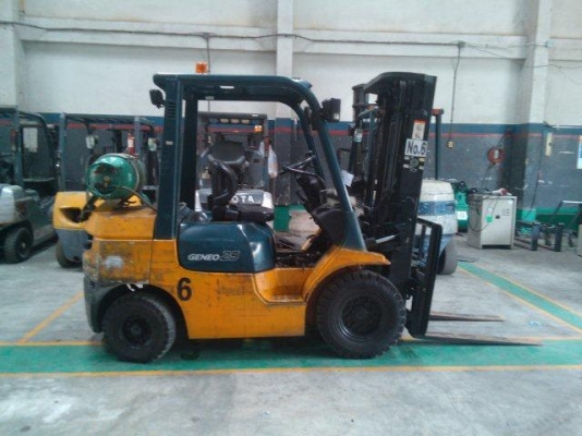 ขายรถฟอร์คลีฟท์ TOYOTA 7FG25 เสา3เมตร เสาเข้าตู้ งาสไล้ด์ได้ สภาพดีมากๆ  ติดต่อมานะ 085-9049669