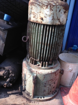 มอเตอร์ไฟฟ้า 30 kw Toshiba พร้อมยอยยางจาก japan.