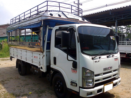 6 ล้อกลาง *Euro.3*  ISUZU  NMR 130 แรงม้า * คอมมอนเรว * ยาว 4.30 ม.* รถสวยเดิม+สวยจริง * รถห้างแท้ *