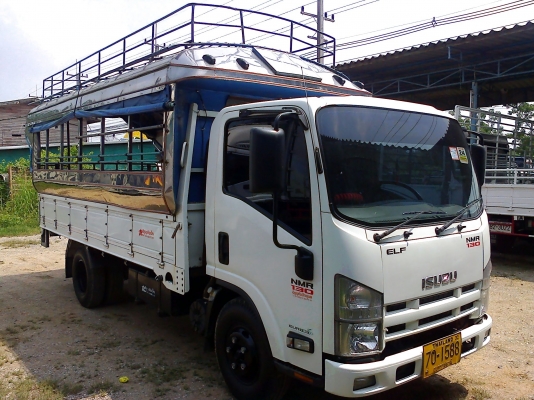 6 ล้อกลาง *Euro.3*  ISUZU  NMR 130 แรงม้า * คอมมอนเรว * ยาว 4.30 ม.* รถสวยเดิม+สวยจริง * รถห้างแท้ *