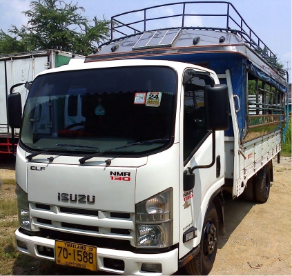 6 ล้อกลาง *Euro.3*  ISUZU  NMR 130 แรงม้า * คอมมอนเรว * ยาว 4.30 ม.* รถสวยเดิม+สวยจริง * รถห้างแท้ *