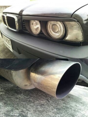 ขายรถบ้านE34เครือง1J-GTE ติดLPG ชุดแต่งHAMANN MAX ACแท้18