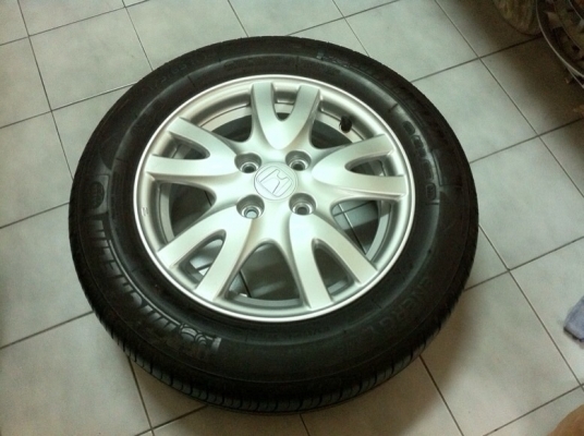 ขายล้อแม็ก Honda Brio 14นิ้ว พร้อมยางสภาพสวย