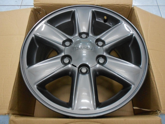 ขายล้อแม็กเปล่า All new d-max hilander X-Series ขอบ 16 ถอดป้ายแดง 1 ชุด/ใส่-ถ่วงฟรีค่ะ