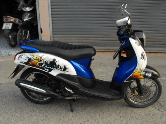 ขาย Fino ปี 53  สีดำน้าเงินขาว