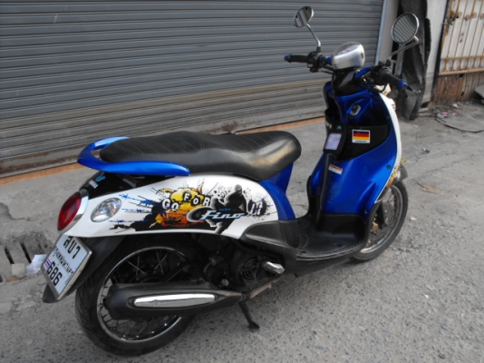 ขาย Fino ปี 53  สีดำน้าเงินขาว