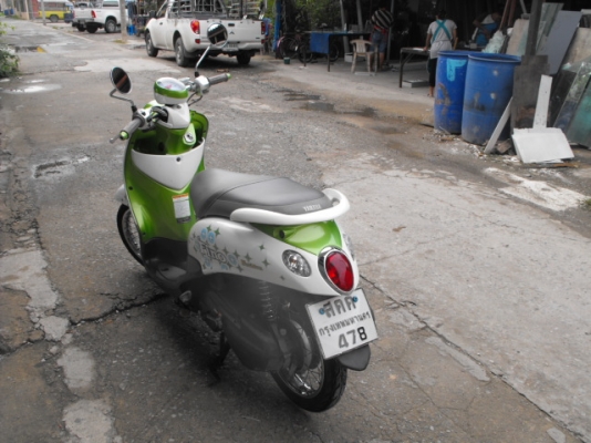 ขาย Fino ปี 53  สีขาวเขียว