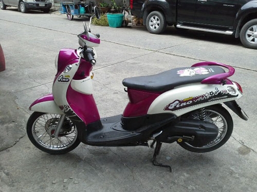 ด่วนๆ fino ปี 53 ชมพู ครีม รถบ้าน เครื่องเดิม แน่น ไม่หลวมไม่มีควันขาว เอกสารครบถ้วน