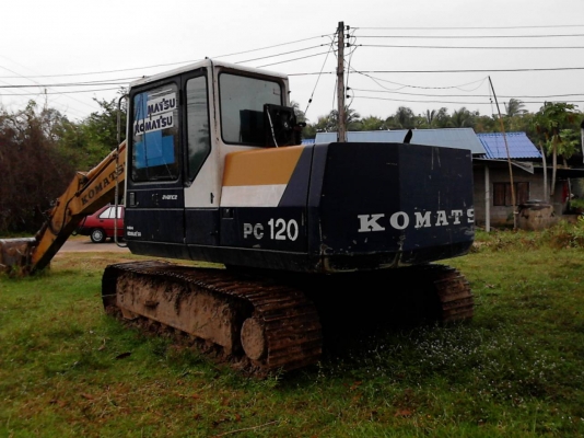 ขาย KOMUTSU PC 120-5 เดิม ทุกอย่าง สภาพ85\% ครับ