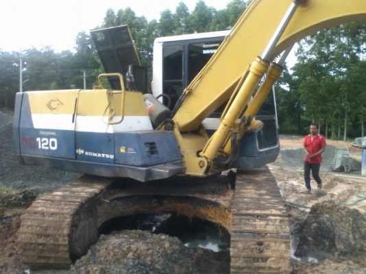 ขาย KOMUTSU PC 120-5 เดิม ทุกอย่าง สภาพ85\% ครับ