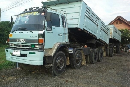 ขายนางฟ้า 195 วางเครื่อง 6WA1 340 แรง แม่ลูกดั้มพ์สามมิตร โทร 088-4501277